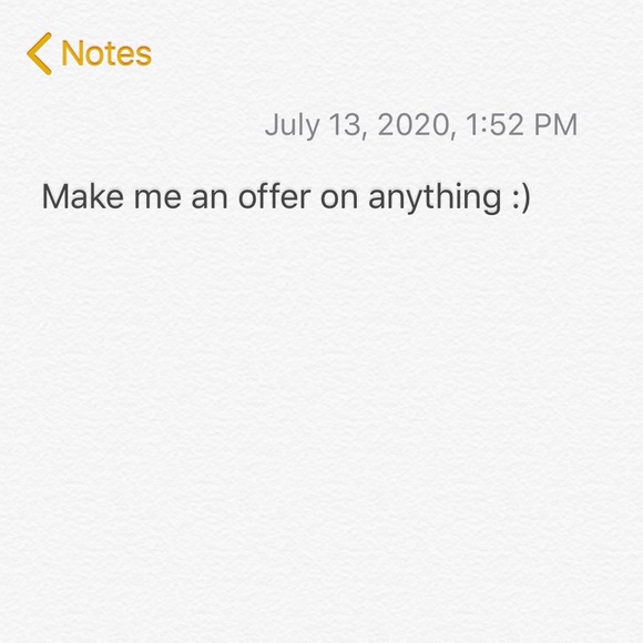 Feel free to make me any offers 💕 - Picture 1 of 1